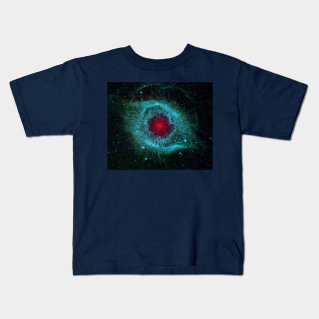 Comets Kick up Dust in Helix Nebula Kids T-Shirt by immortalpeaches